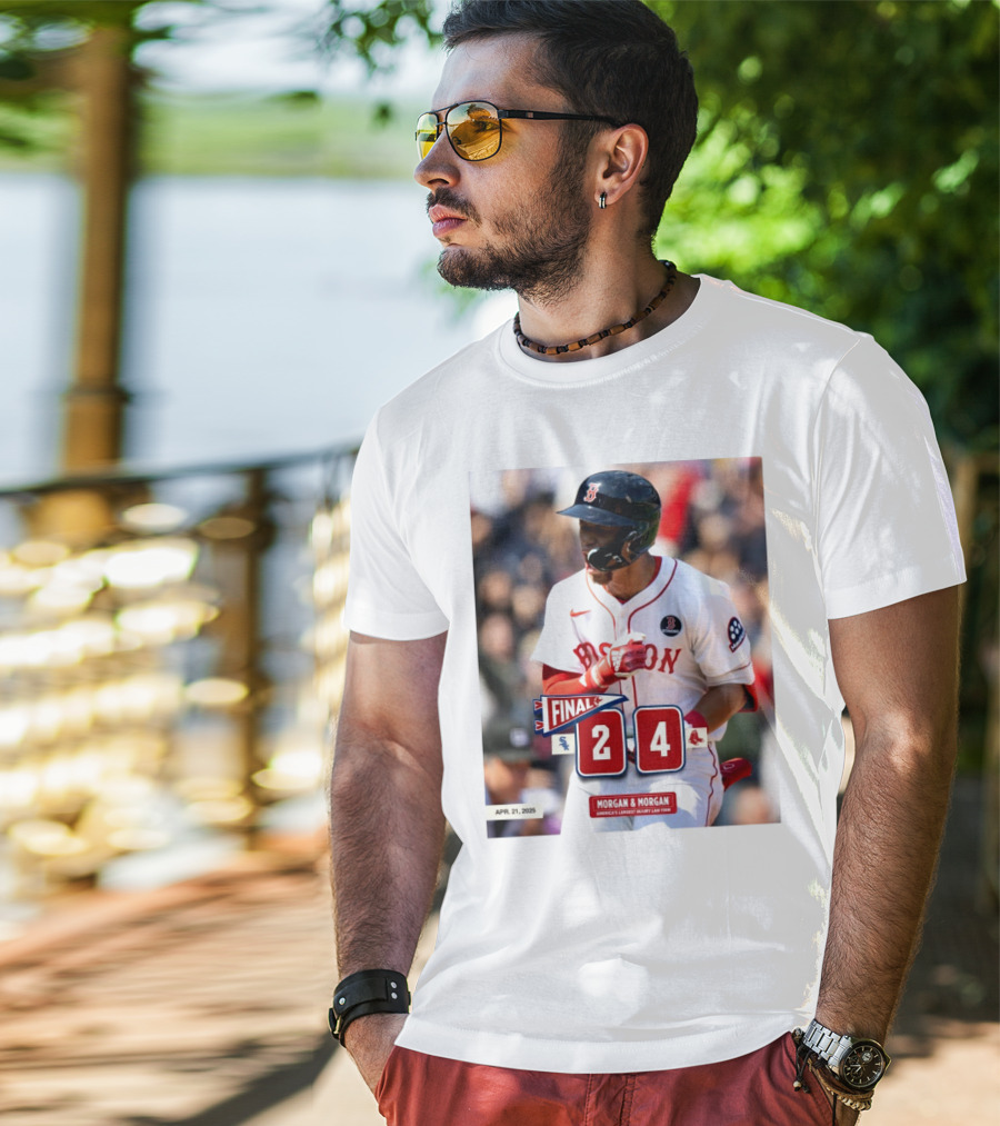 Boston Red Sox Victory Over Chicago White Sox 4-2 Marathon Monday Apr 21 2025 T-Shirt