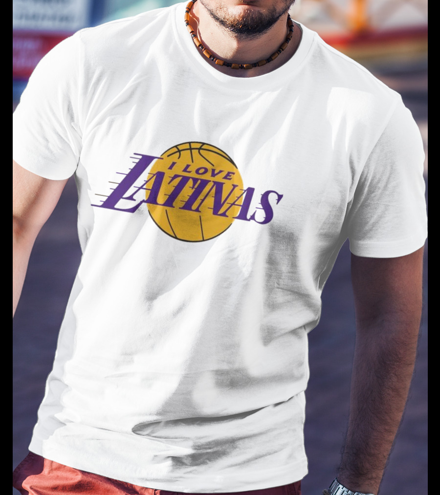 LA Basketball I Love Latinas T-Shirt
