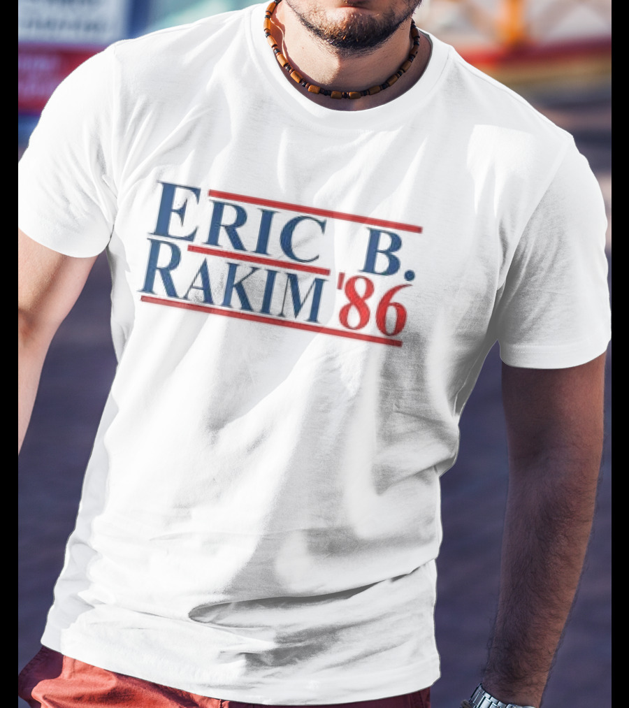 Eric B Rakim 86 Retro Hip Hop Tribute T-Shirt