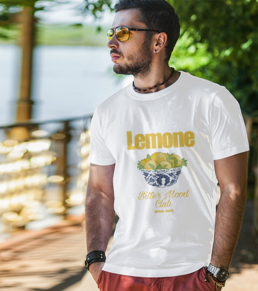 Lemone Bitter Mood Club O Dept Lemons In Bowl T-Shirt
