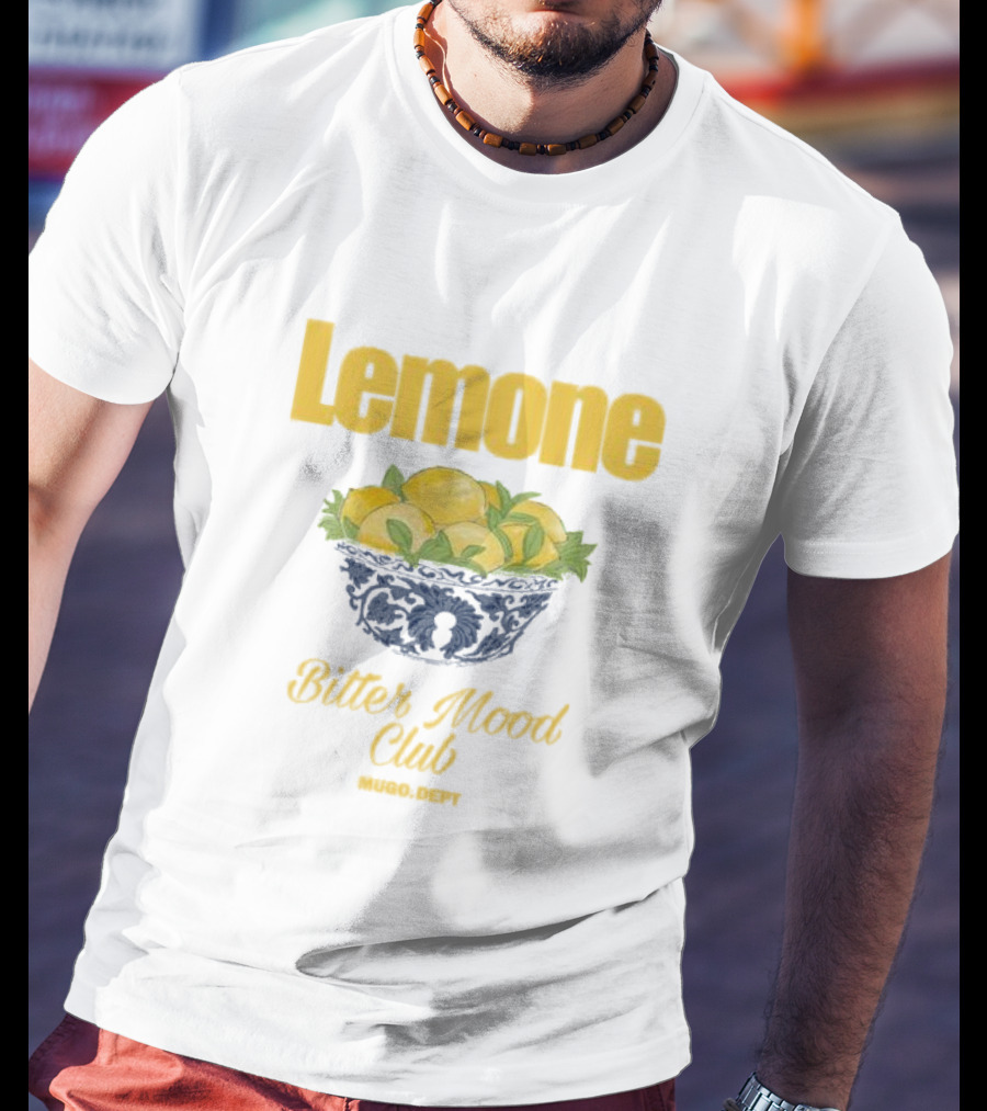 Lemone Bitter Mood Club O Dept Lemons In Bowl T-Shirt