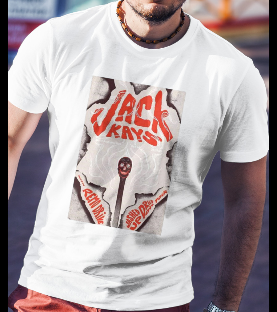 Jack Kays March 9 2025 St. Andrew’s Hall Detroit Featuring Remo Drive Washed Up Dried Up Tour T-Shirt
