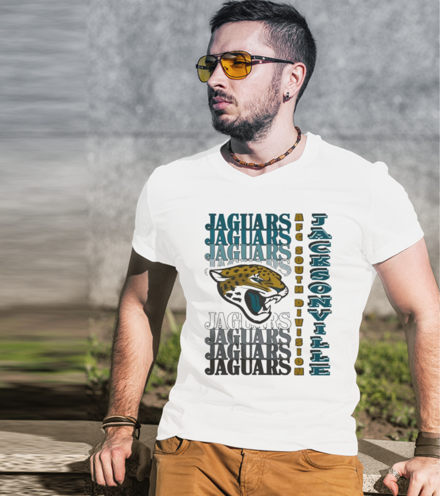 Jacksonville Jaguars AFC South Division Bold Team Spirit T-Shirt