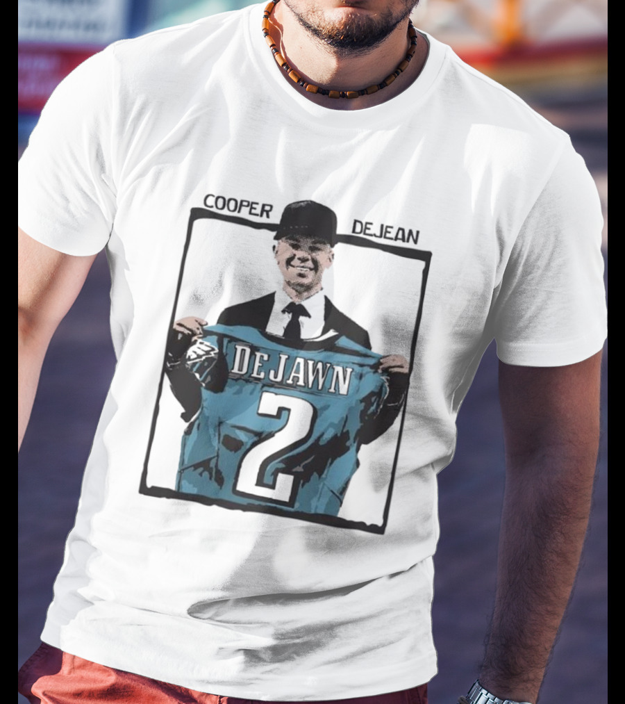 "Cooper DeJean DeJawn Philadelphia Eagles Dark Horse 2" T-Shirt