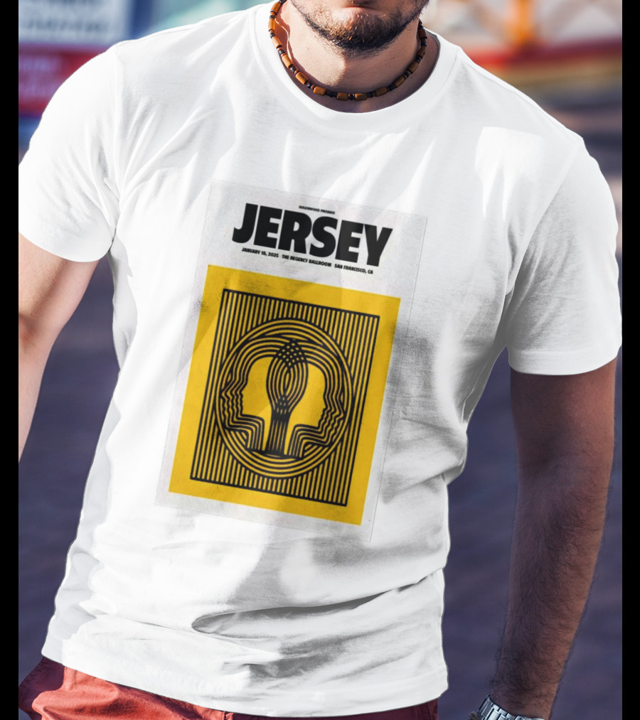 Goldenvoice Presents Jersey January 18, 2025 The Regency Ballroom San Francisco CA T-Shirt