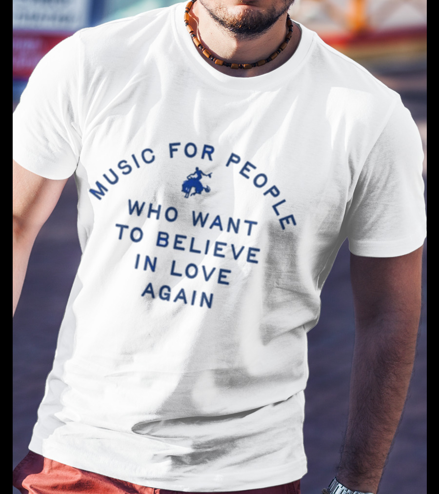 Joe Jonas The Horseshoe JJ Music For People Who Want To Believe In Love Again T-Shirt