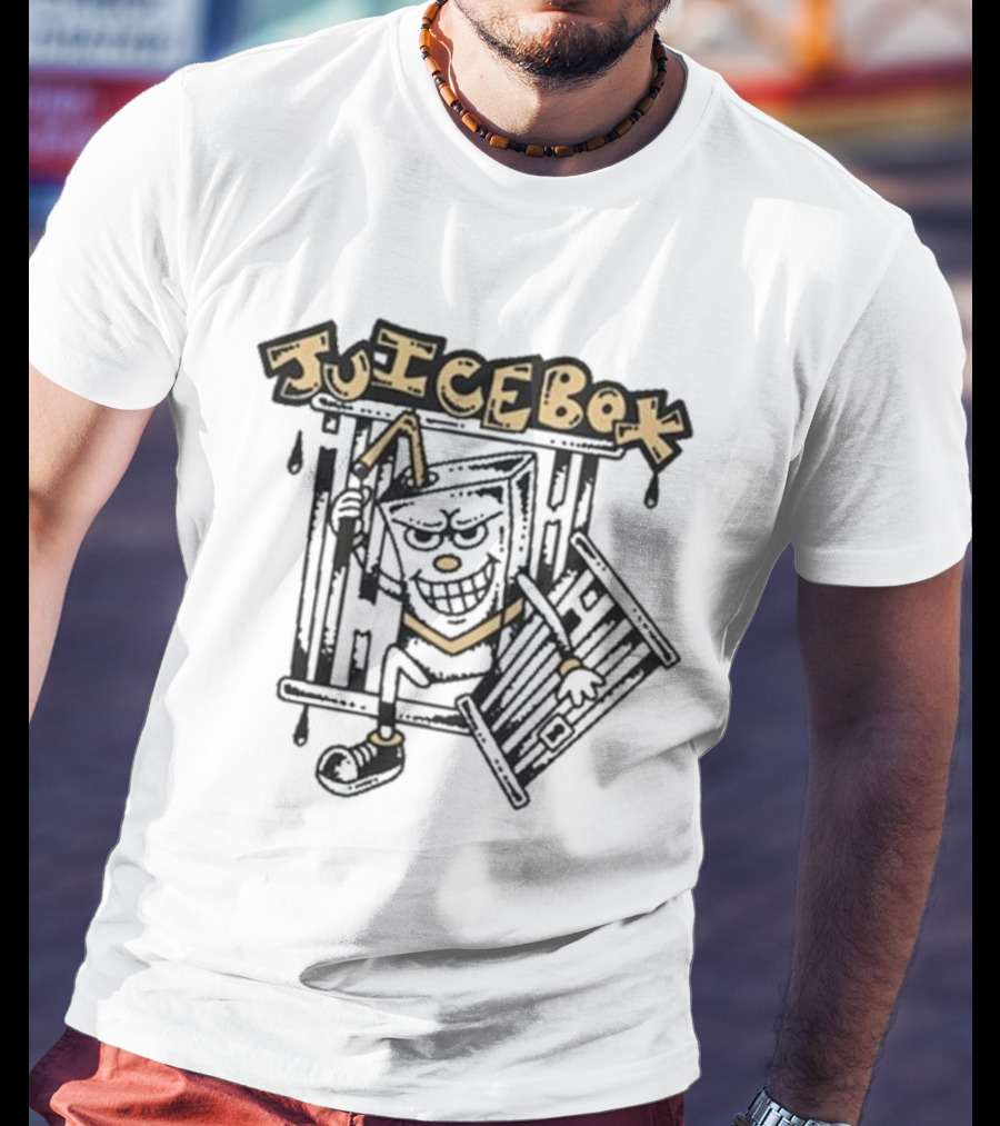 Juicebox Juiceman Doorway Drip Comic Art T-Shirt