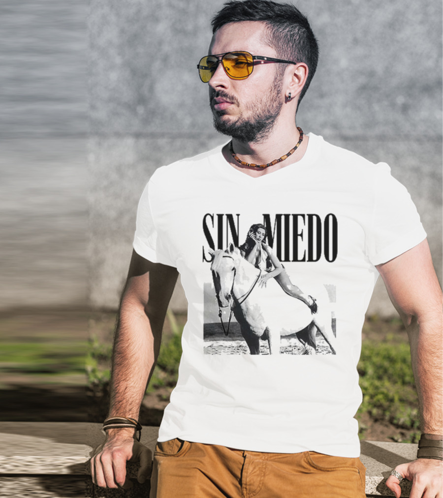 Kali Uchis Sin Miedo Equestrian Horseback Riding Vintage Style T-Shirt