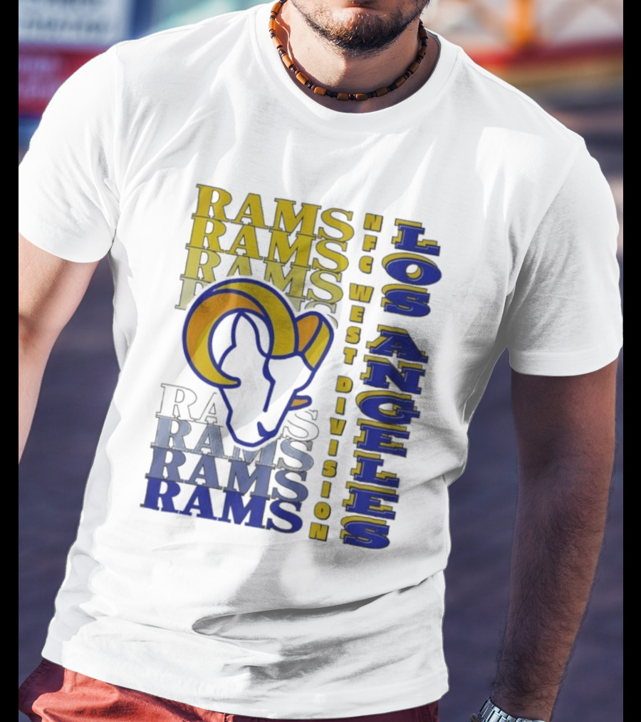 Rams Los Angeles NFC West Division T-Shirt