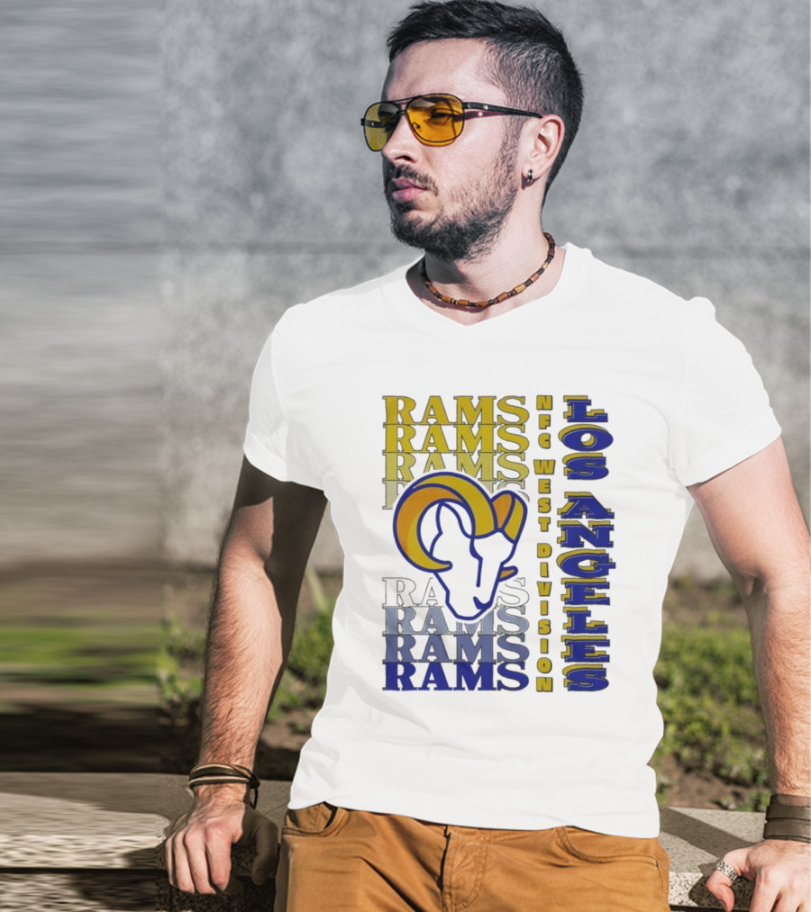 Rams Los Angeles NFC West Division T-Shirt