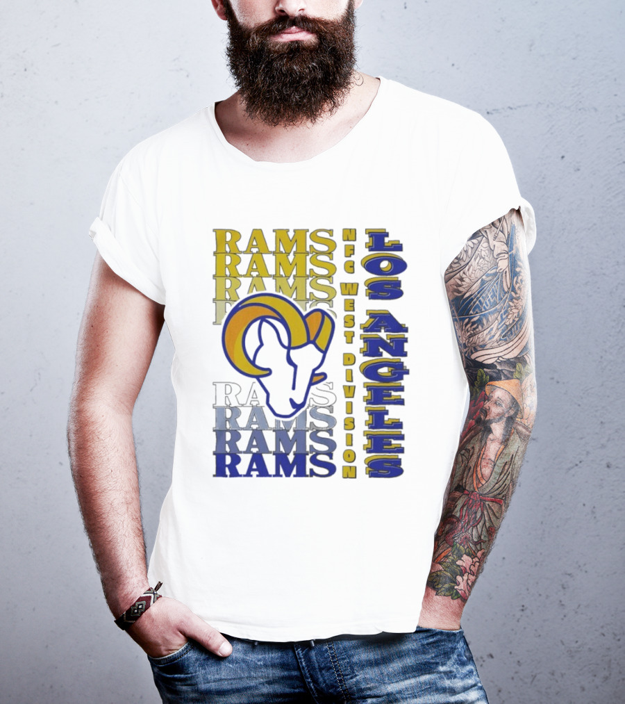 Rams Los Angeles NFC West Division T-Shirt