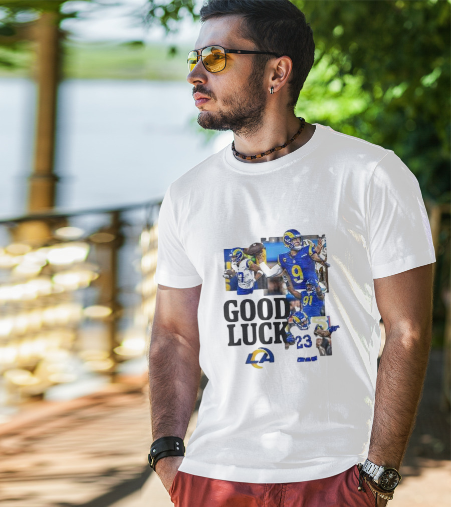 Los Angeles Rams Good Luck NFL Playoffs Est 1967 T-Shirt