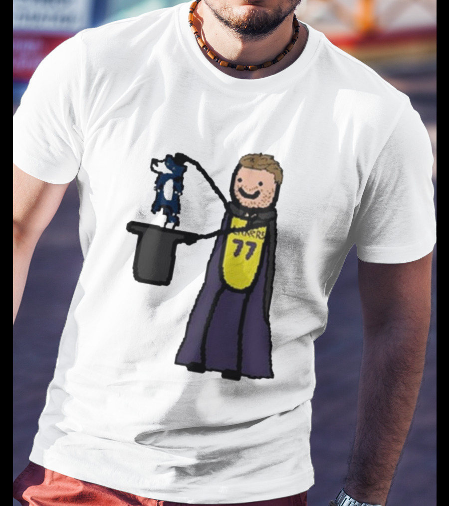 Luka Doncic 77 Lakers Magic Cartoon T-Shirt