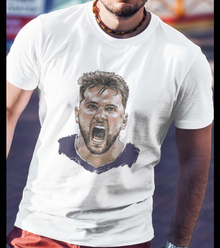 Luka Doncic Los Angeles Lakers Jersey Scream T-Shirt