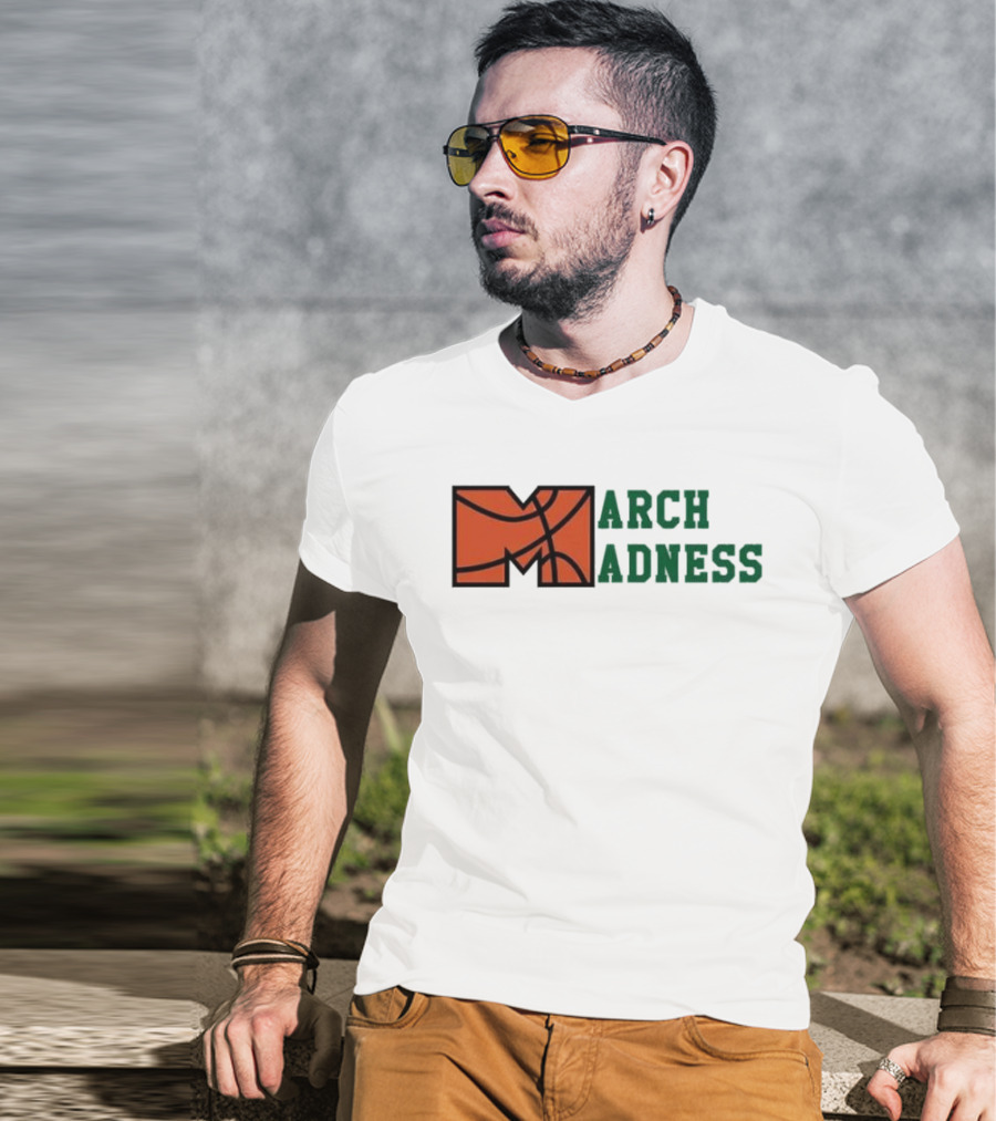March Madness Basketball M Arch Adness T-Shirt