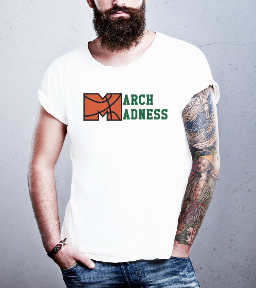 March Madness Basketball M Arch Adness T-Shirt