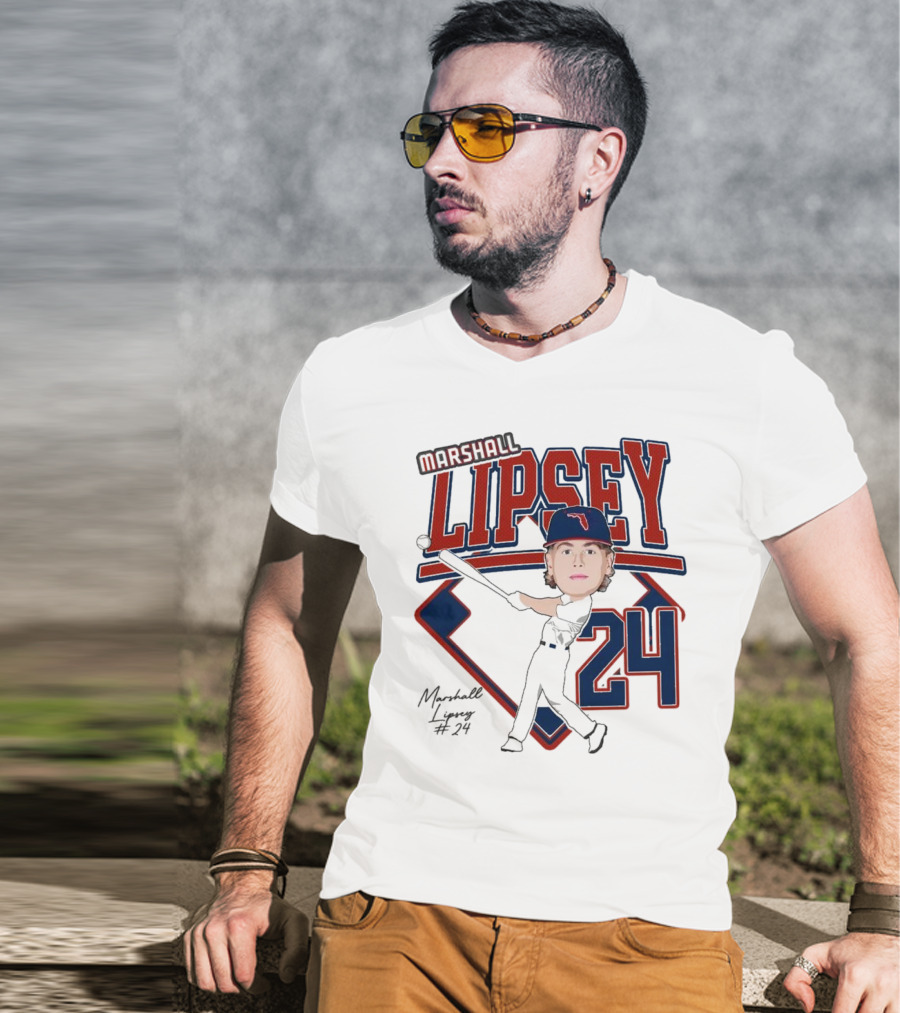 Marshall Lipsey 24 Baseball 2025 M. Reshold T-Shirt