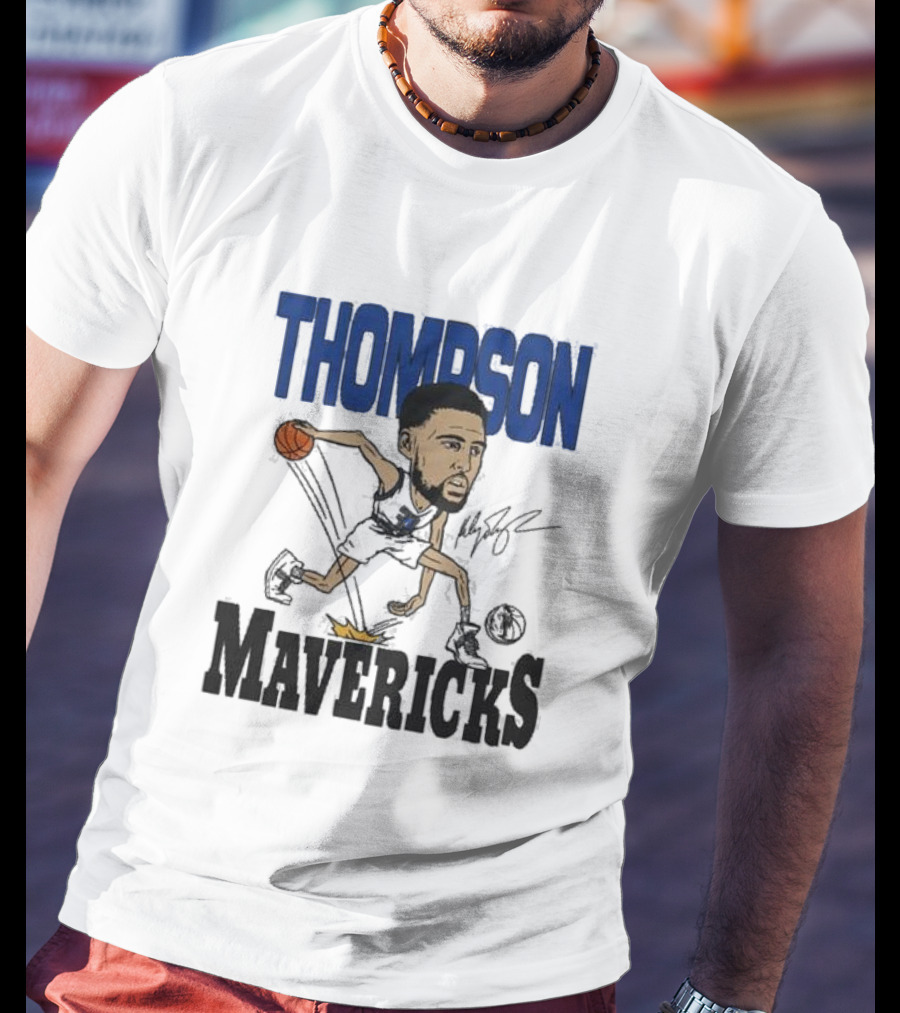 Klay Thompson Mavericks Basketball Caricature T-Shirt