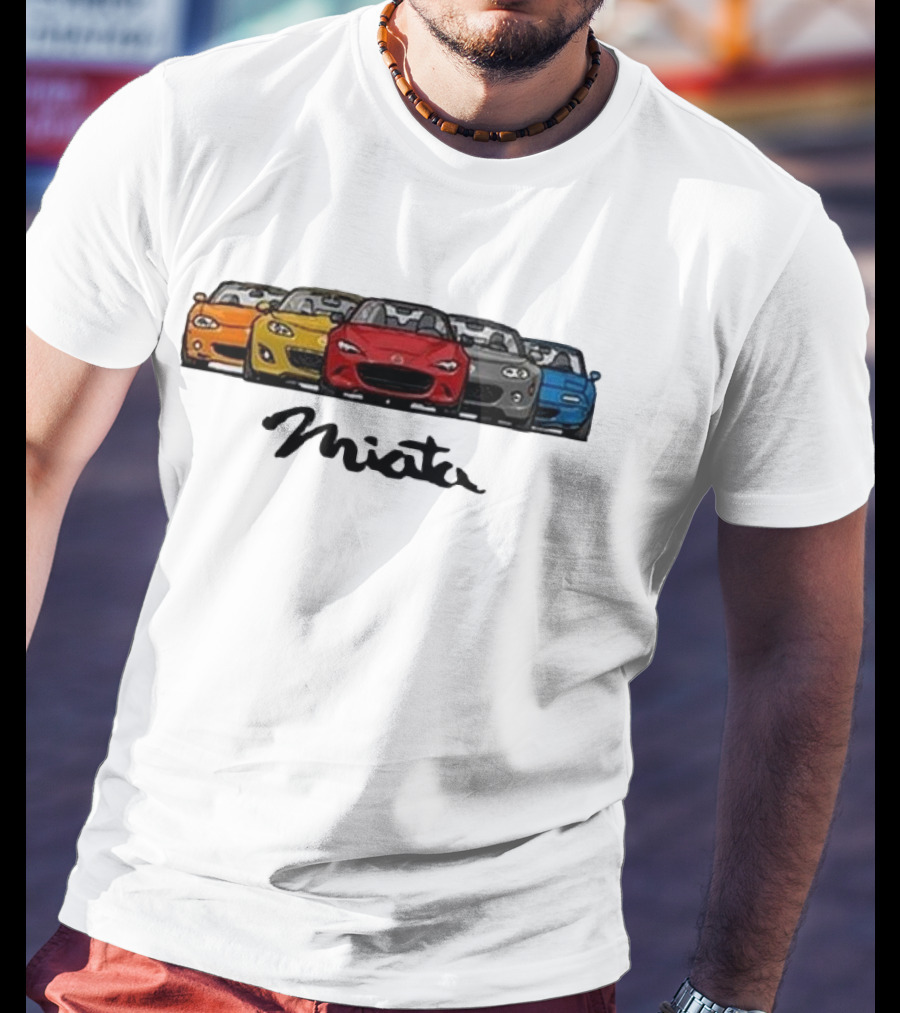 Mazda MX-5 Miata Generations Classic Lineup T-Shirt