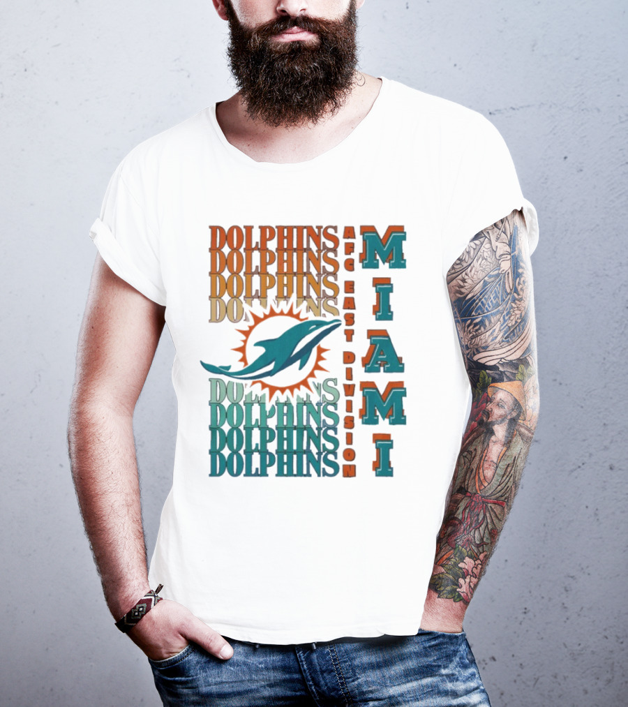 MIAMI Dolphins AFC East Division T-Shirt