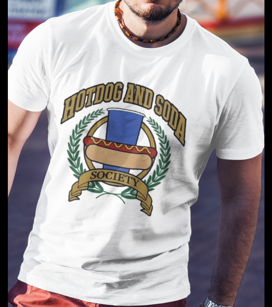 Hotdog And Soda Society Middle Class Fancy T-Shirt