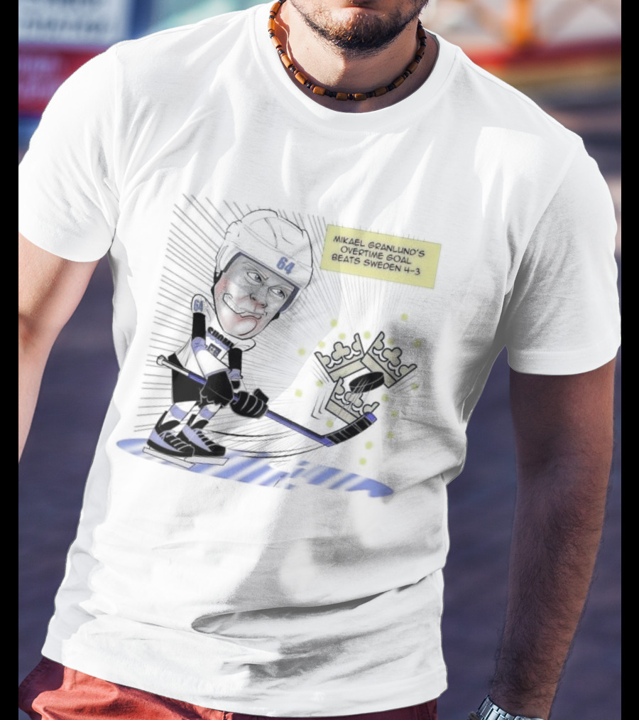Mikael Granlund Overtime Goal Wins 4-3 Against Sweden With Hockey Crown Icon T-Shirt