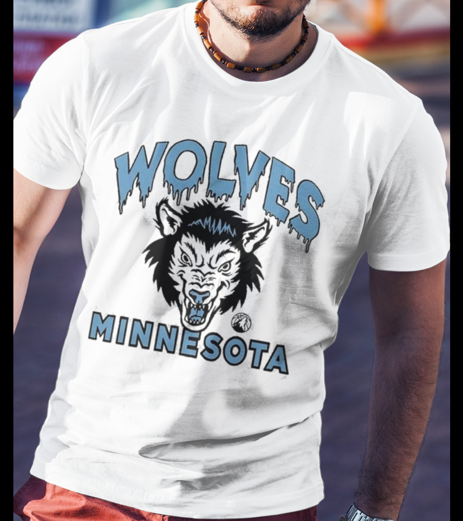 Minnesota Wolves Mascot Tri-Blend T-Shirt