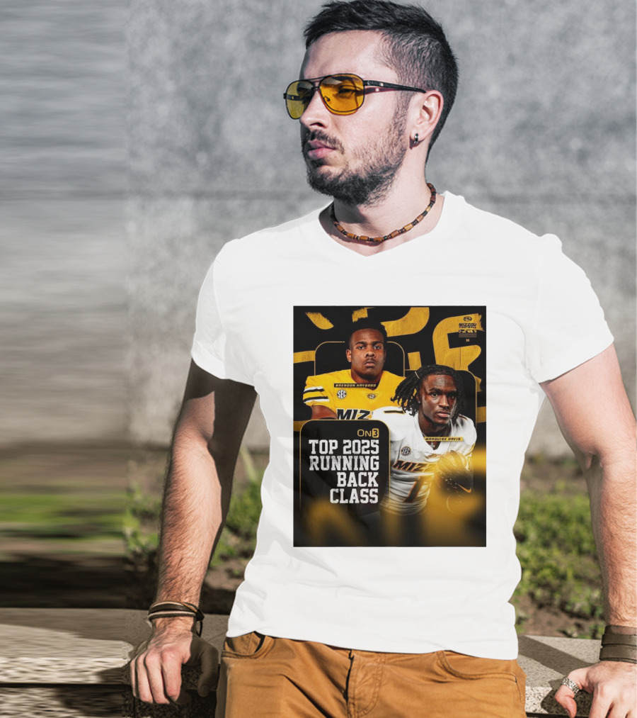 Missouri Football Top 2025 Running Back Class Brendon Haygood Marquise Davis SEC Mizzou T-Shirt