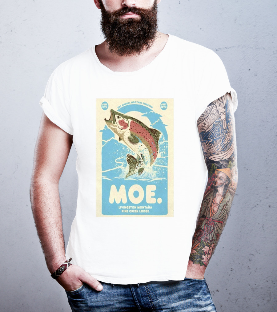 3rd Annual Moe.Tana Weekend Livingston Montana Pine Creek Lodge July 11-12 2025 T-Shirt