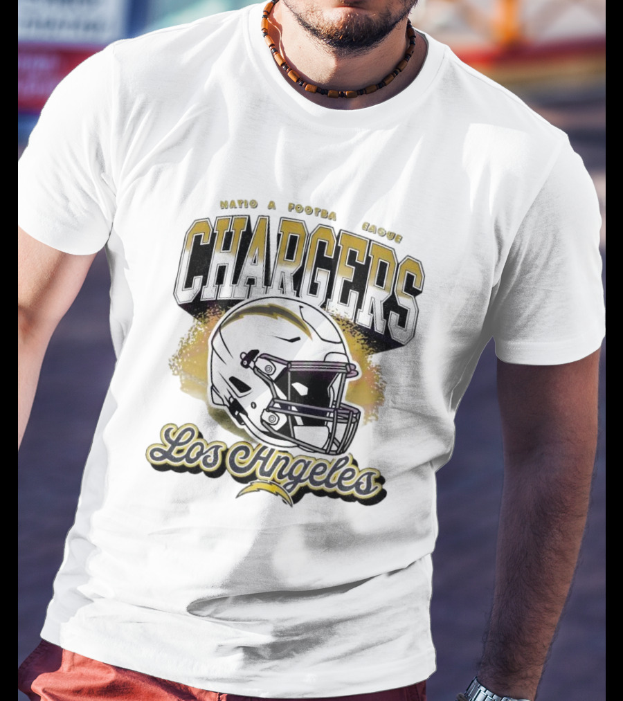 National Football League Chargers Los Angeles Helmet 2025 T-Shirt