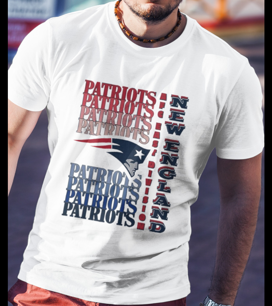 Patriots New England AFC East Division Football Team T-Shirt