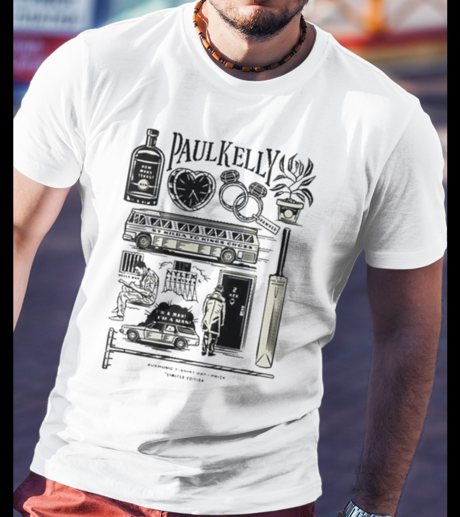 Paul Kelly How To Make Gravy Australian Icons Music Collection T-Shirt