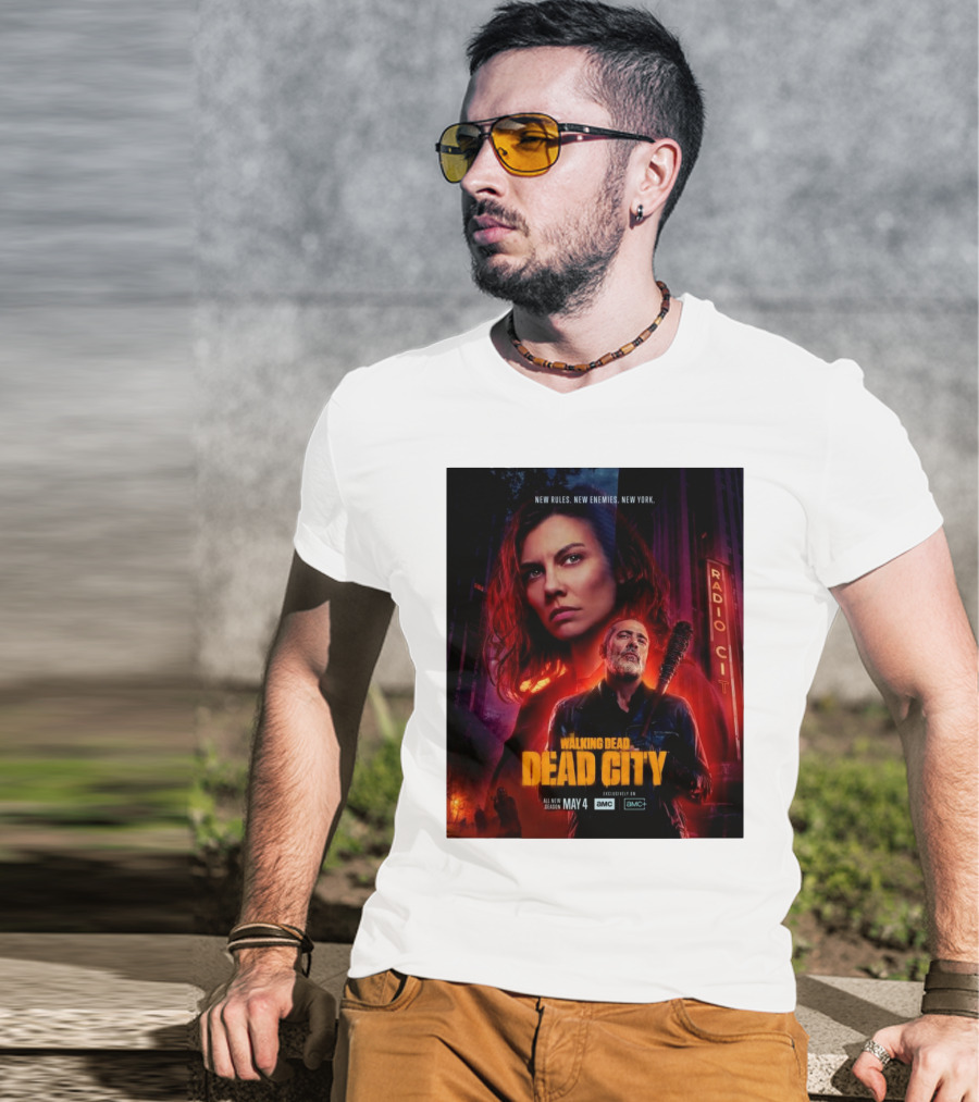 New Rules New Enemies New York The Walking Dead Dead City All New Season May 4 T-Shirt