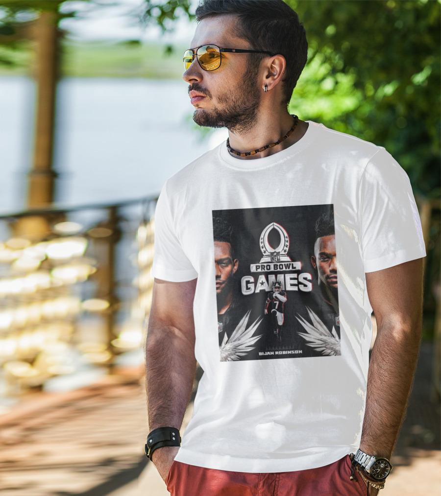 NFL Pro Bowl Games Bijan Robinson Atlanta Falcons 2025 T-Shirt