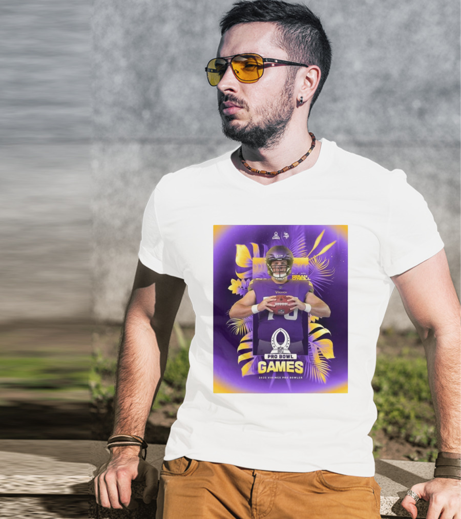 2025 NFL Pro Bowl Games Minnesota Vikings Brian O’Neill T-Shirt