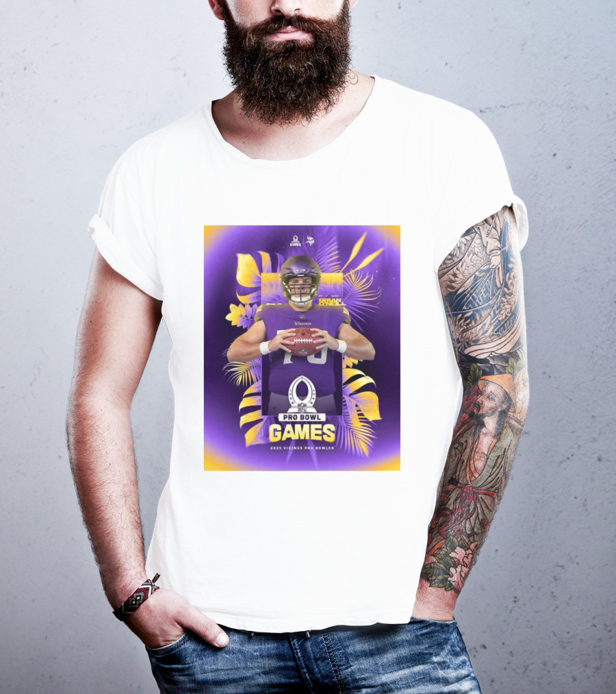 2025 NFL Pro Bowl Games Minnesota Vikings Brian O’Neill T-Shirt