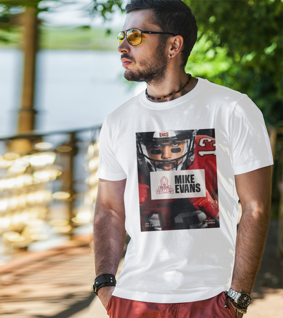 Pro Bowl Games 2025 Mike Evans Tampa Bay Buccaneers Jan 30 – Feb 2 Orlando Florida T-Shirt