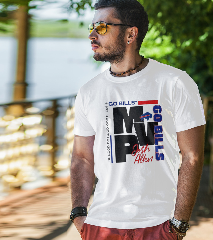 "Go Bills Josh Allen MVP Buffalo Football" T-Shirt