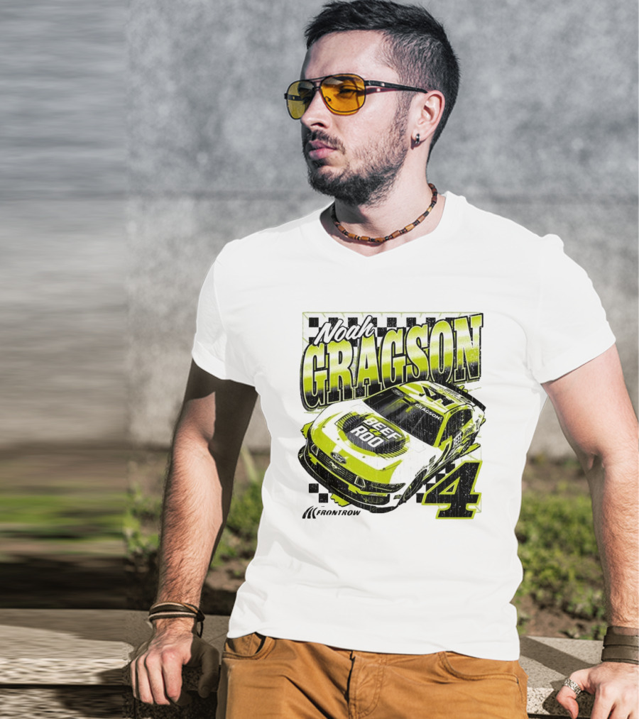 Noah Gragson Beef-A-Roo Car Racing Number 4 T-Shirt