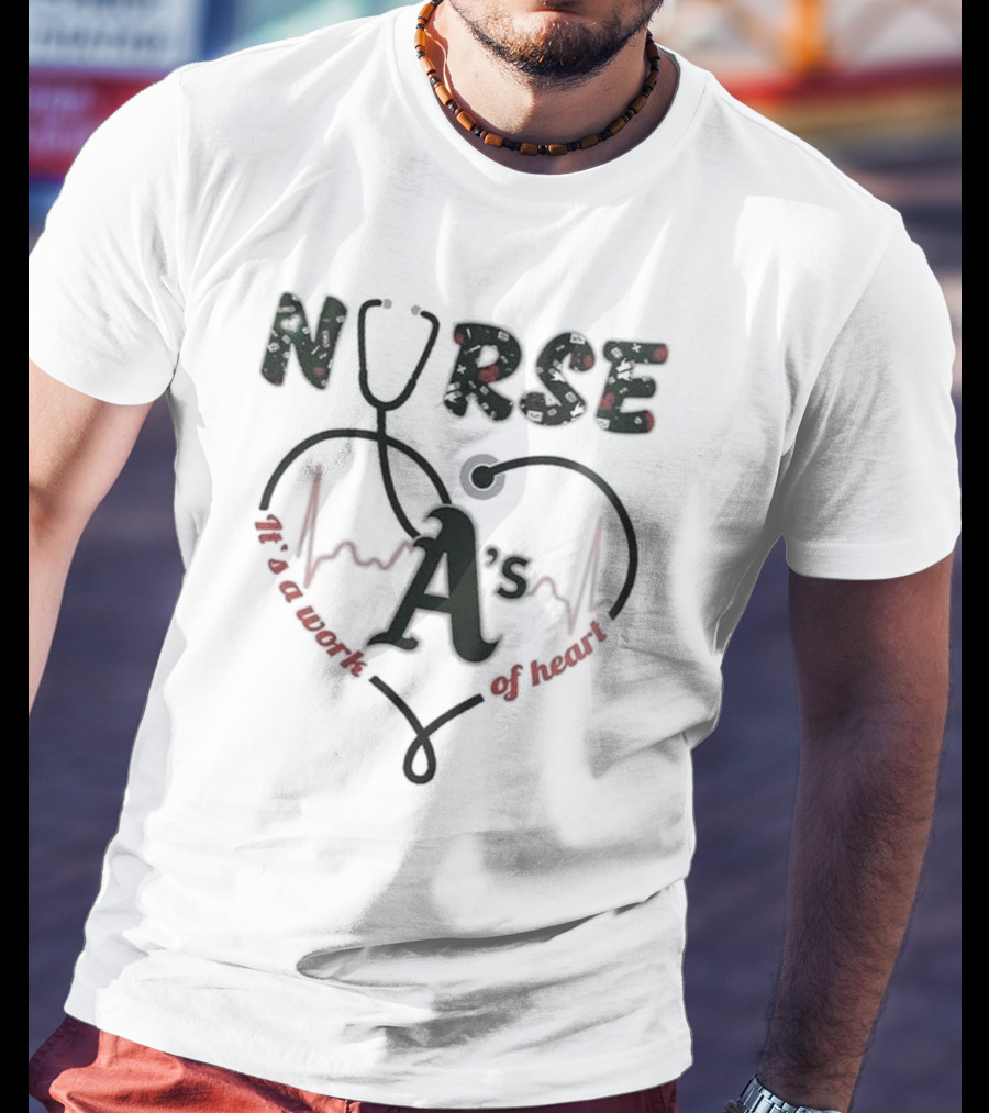 Oakland Athletics Nurses Appreciation Night 2025 Baseball T-Shirt