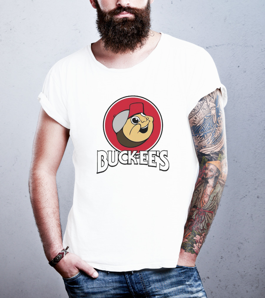 Ohio State Buckeyes Buc-ee's Beavers Retro Illustration T-Shirt