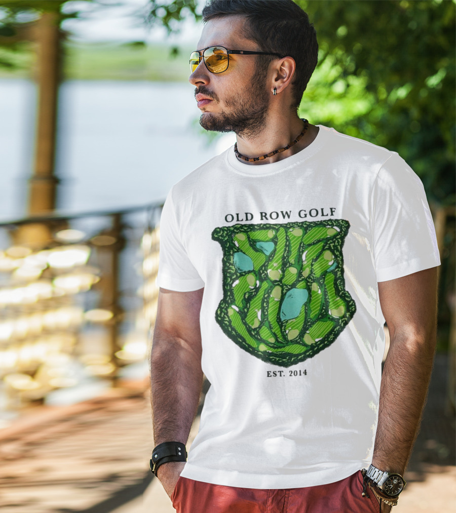 Old Row Golf Course Pigment Dyed T-Shirt