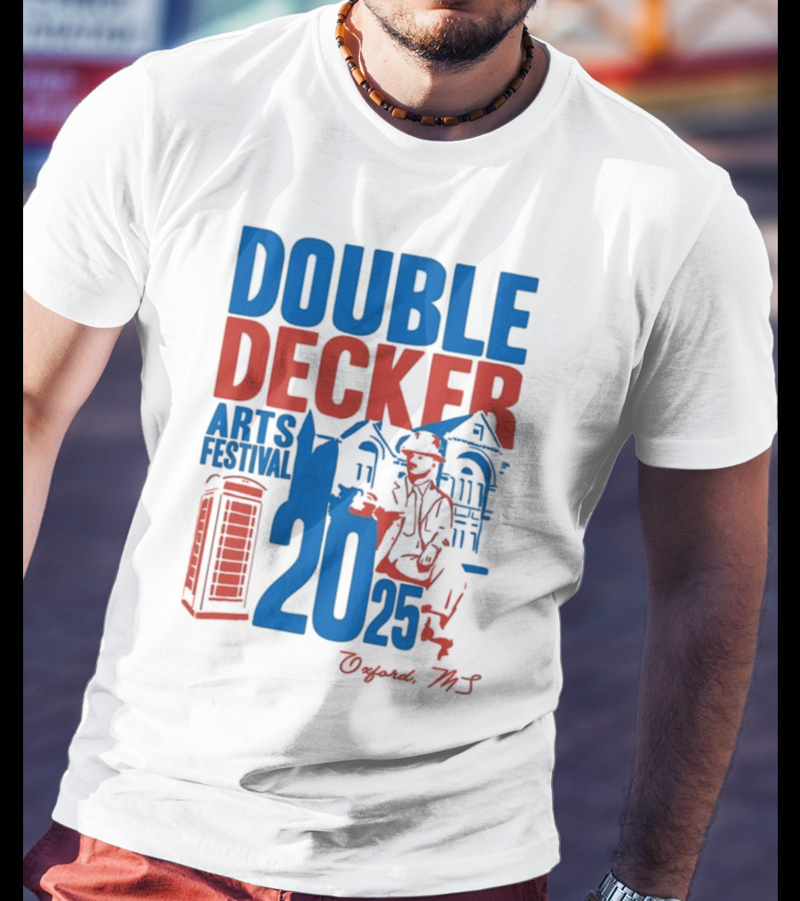 Ole Miss Rebels Double Decker Arts Festival 2025 Oxford MS T-Shirt