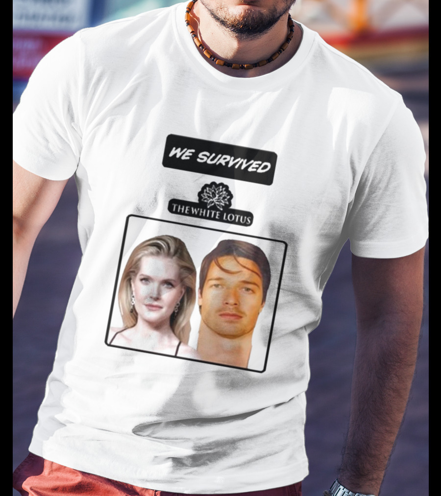 We Survived The White Lotus Patrick Schwarzenegger T-Shirt
