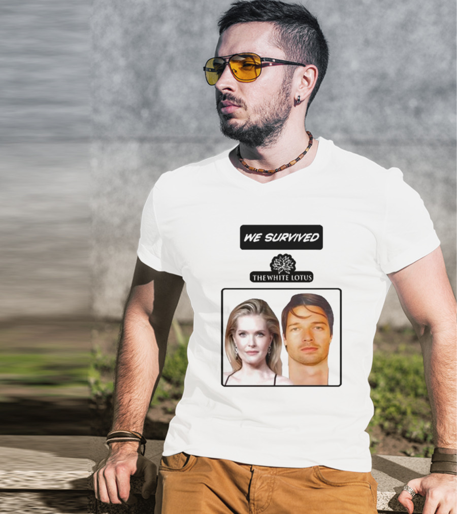 We Survived The White Lotus Patrick Schwarzenegger T-Shirt