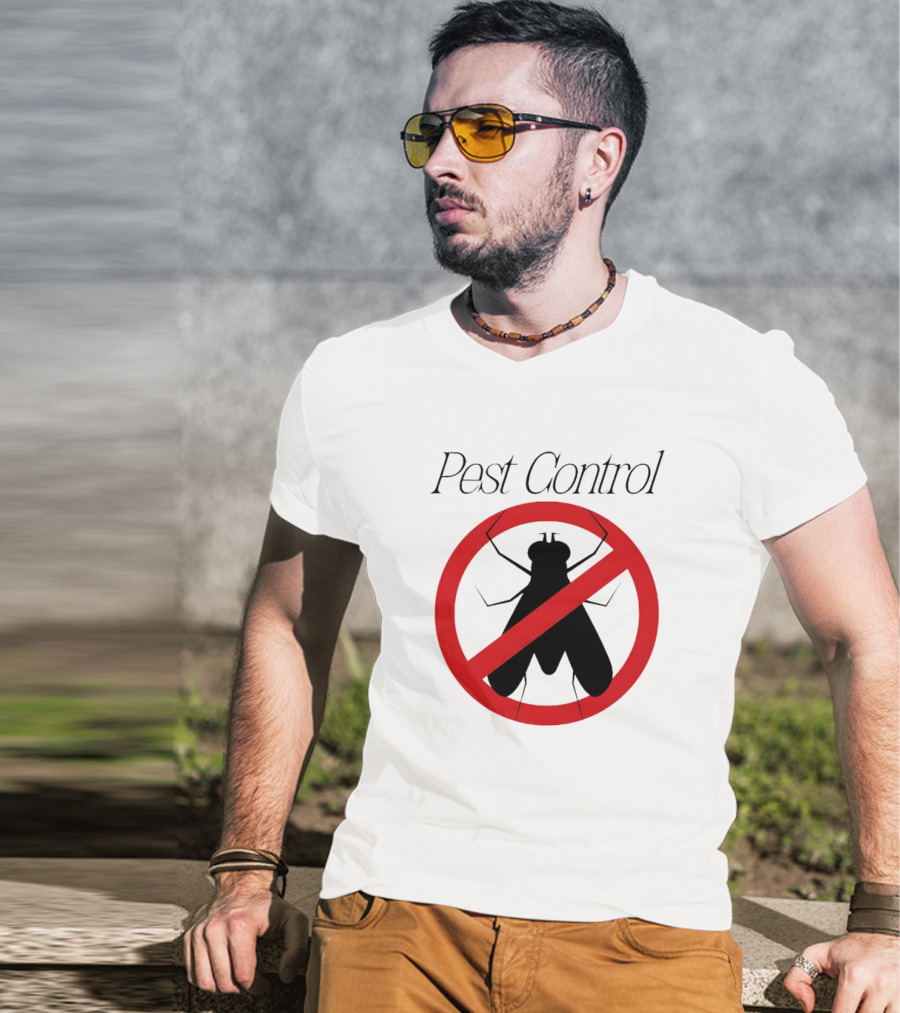 Ghostbusters Pest Control Logo Design T-Shirt