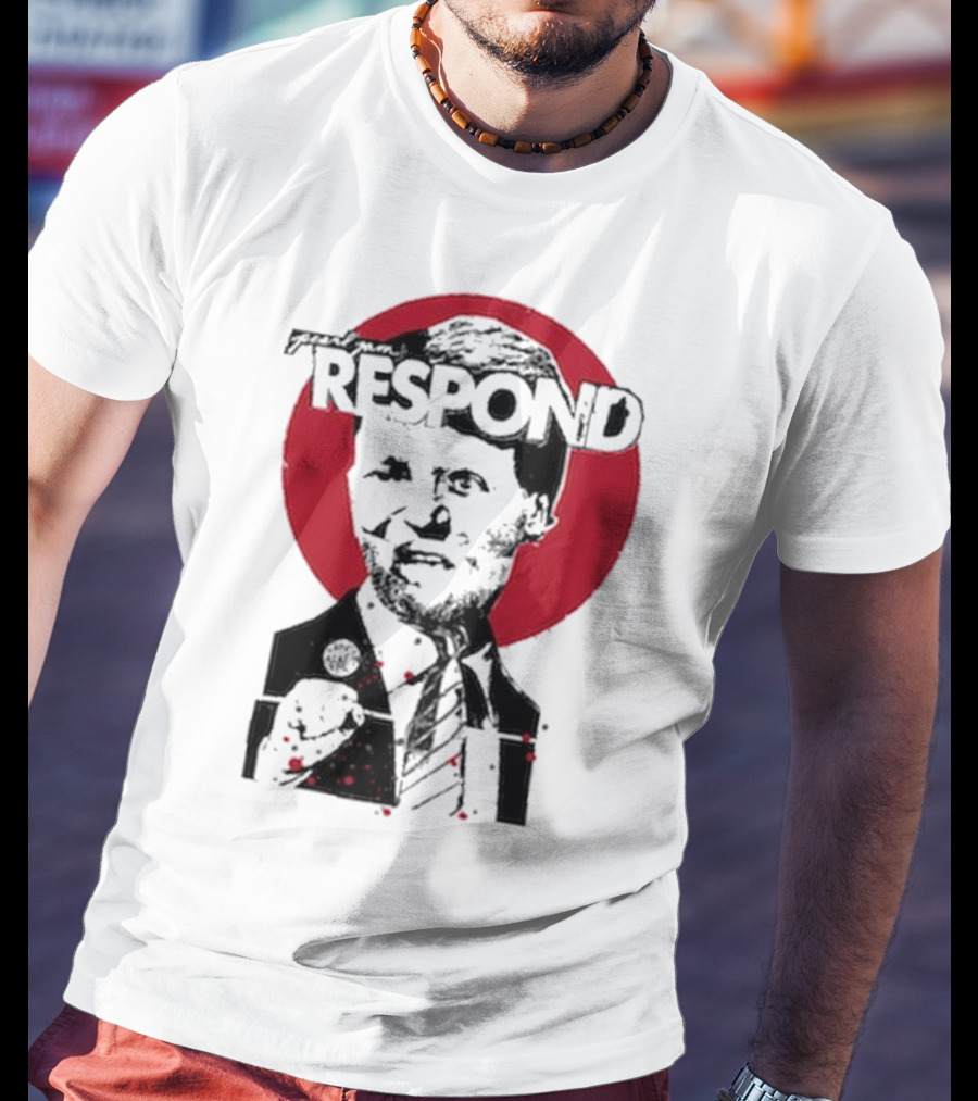 Pearl Jam Respond 2025 Red Circle Silhouette T-Shirt