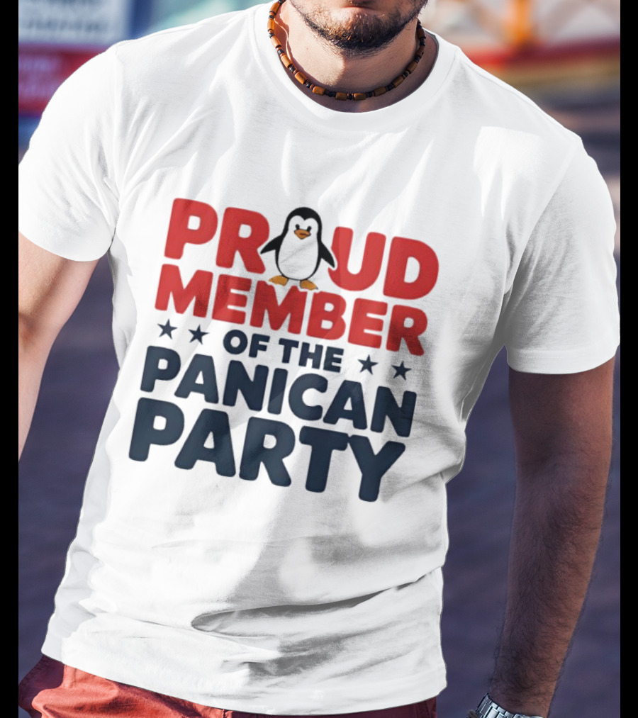 Proud Member Of The Panican Party Penguin T-Shirt