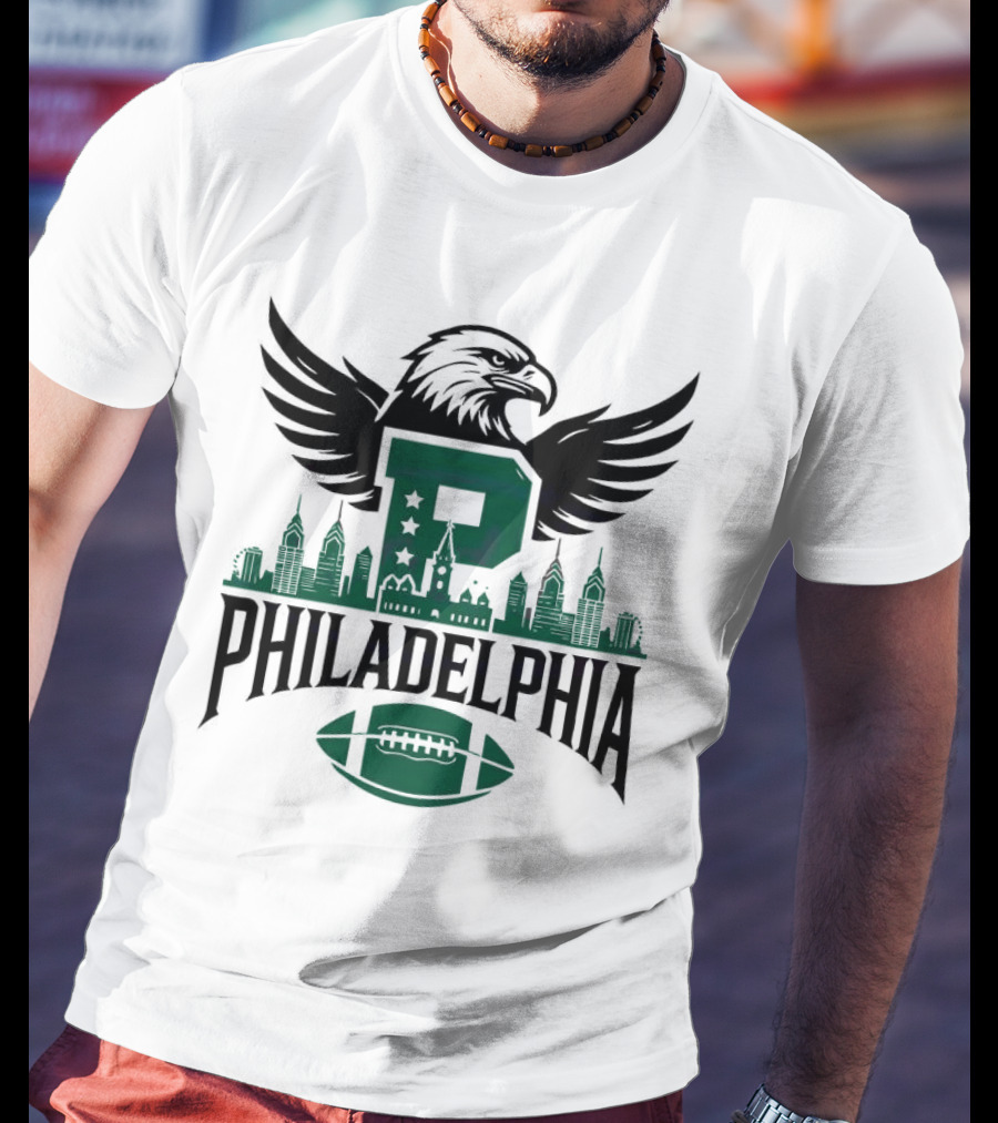 Philadelphia Skyline Football Team P Mascot 2025 T-Shirt