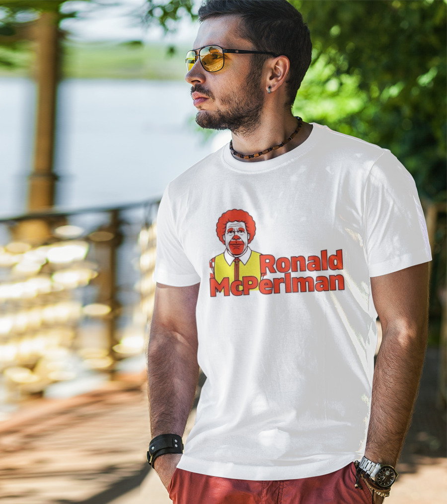 Ronald McPerlman McDonalds And Ron Perlman Crossover T-Shirt
